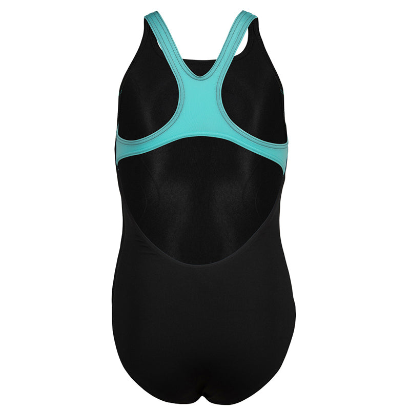 Arena - Reflecting Pro Back Girls Swimsuit - Black/Water