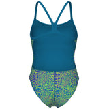 Arena - Snakeskin Challenge Back Ladies Swimsuit - Multi/Blue Cosmo