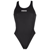 Arena - Solid Swim Tech Back Ladies Swimsuit - Black/White