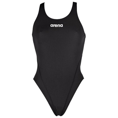 Arena - Solid Swim Tech Back Ladies Swimsuit - Black/White