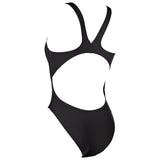 Arena - Solid Swim Tech Back Ladies Swimsuit - Black/White