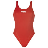 Arena - Solid Swim Tech Back Ladies Swimsuit - Red/White