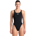 Arena - Solid Swim Tech Multi Back Ladies Swimsuit - Black-White
