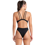 Arena - Solid Swim Tech Multi Back Ladies Swimsuit - Black-White