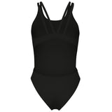 Arena - Solid Swim Tech Multi Back Ladies Swimsuit - Black-White