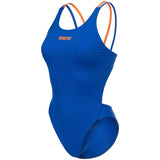 Arena - Solid Swim Tech Multi Back Ladies Swimsuit - Blue-Orange