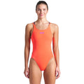 Arena - Solid Swim Tech Multi Back Ladies Swimsuit - Coral-Plum