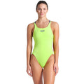Arena - Solid Swim Tech Multi Back Ladies Swimsuit - Lime-Dusk