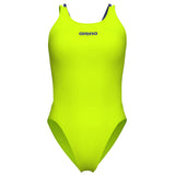 Arena - Solid Swim Tech Multi Back Ladies Swimsuit - Lime-Dusk