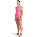 Arena - Solid Swim Tech Multi Back Ladies Swimsuit - Pink-Blue