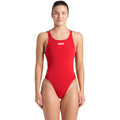 Arena - Solid Swim Tech Multi Back Ladies Swimsuit - Red-White