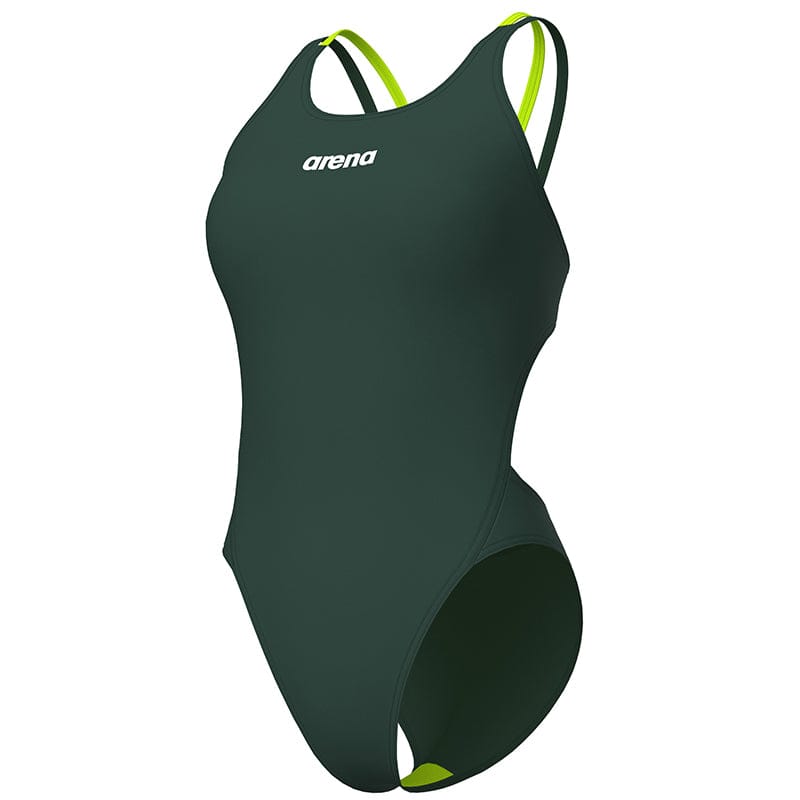 Arena - Solid Swim Tech Multi Back Ladies Swimsuit - Sage-Lime
