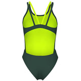 Arena - Solid Swim Tech Multi Back Ladies Swimsuit - Sage-Lime