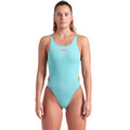 Arena - Solid Swim Tech Multi Back Ladies Swimsuit - Water-Pink