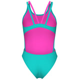 Arena - Solid Swim Tech Multi Back Ladies Swimsuit - Water-Pink