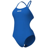 Arena - Solid Tie Back Ladies Swimsuit - Royal