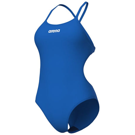 Arena - Solid Tie Back Ladies Swimsuit - Royal