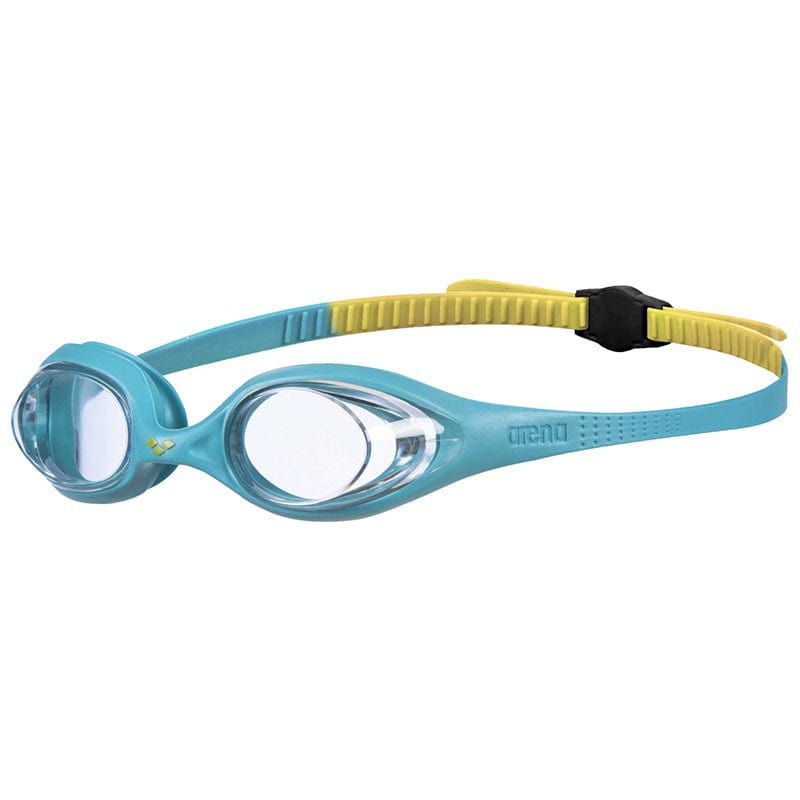 Arena - Spider Junior Swimming Goggle - Clear/Mint/Yellow