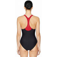 Arena - Spot Max Fit Girls Swimsuit - Black/Red/White
