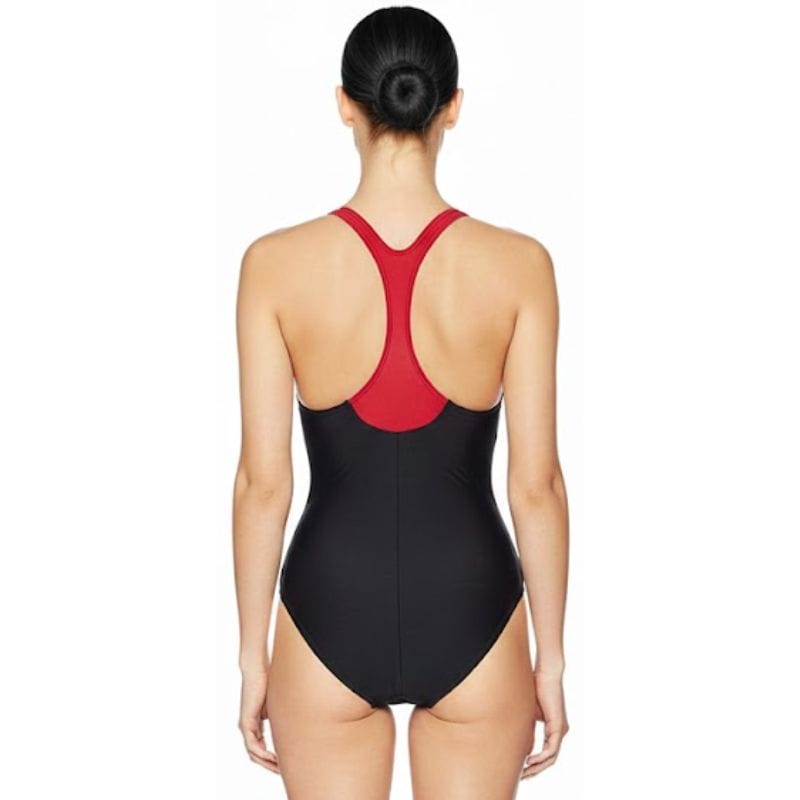 Arena - Spot Max Fit Girls Swimsuit - Black/Red/White