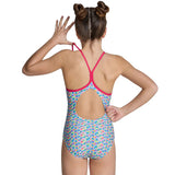 Arena - Starfish Lightdrop Back Girls Swimsuit - Rose/Multi