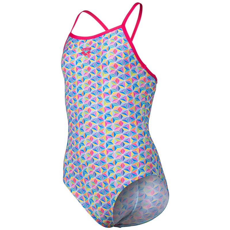 Arena - Starfish Lightdrop Back Girls Swimsuit - Rose/Multi