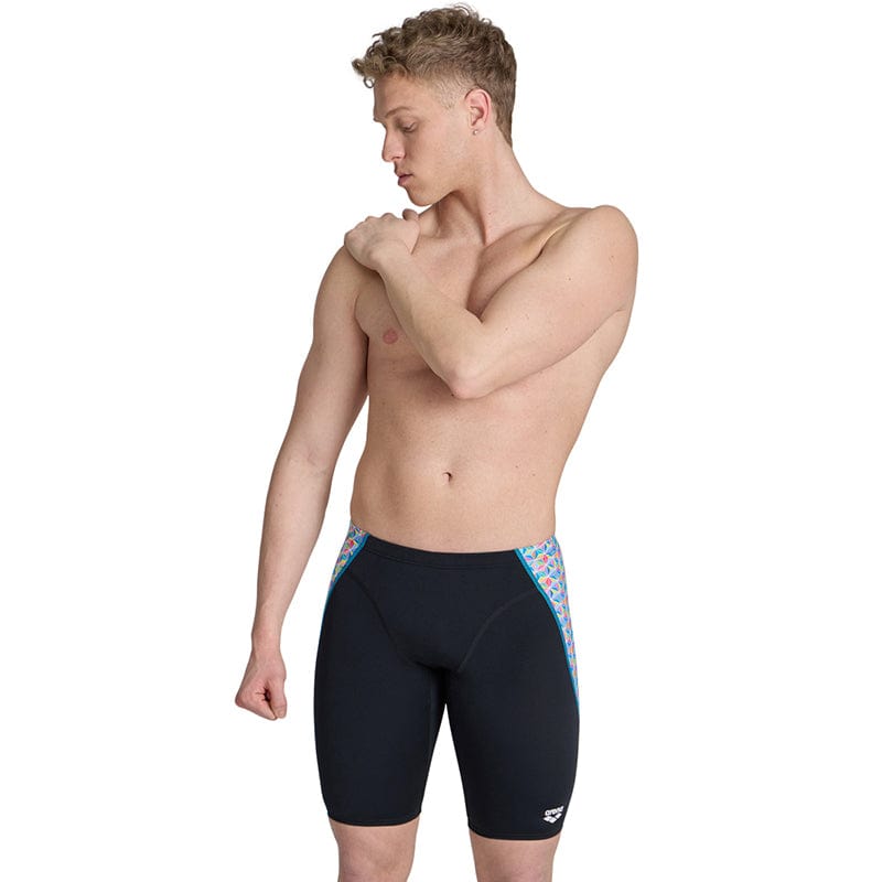 Arena - Starfish Men’s Swim Jammer - Black-White/Multi