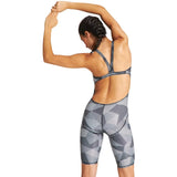 Arena - Striped Geo Full Body Ladies Swimsuit - Black/Multi