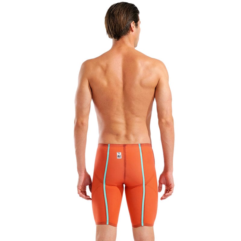 Arena - Sunset Coral Limited Edition Men's Powerskin Carbon Glide Jammer – Red/Coral