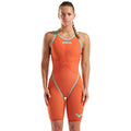 Arena - Sunset Coral Limited Edition Powerskin Carbon Glide Women's Open-Back – Red/Coral