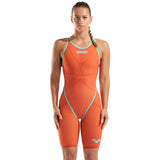 Arena - Sunset Coral Limited Edition Powerskin Carbon Glide Women's Open-Back – Red/Coral