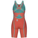 Arena - Sunset Coral Limited Edition Powerskin Carbon Glide Women's Open-Back – Red/Coral
