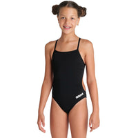 Arena - Team Challenge Back Girls’ Swimsuit - Black/White