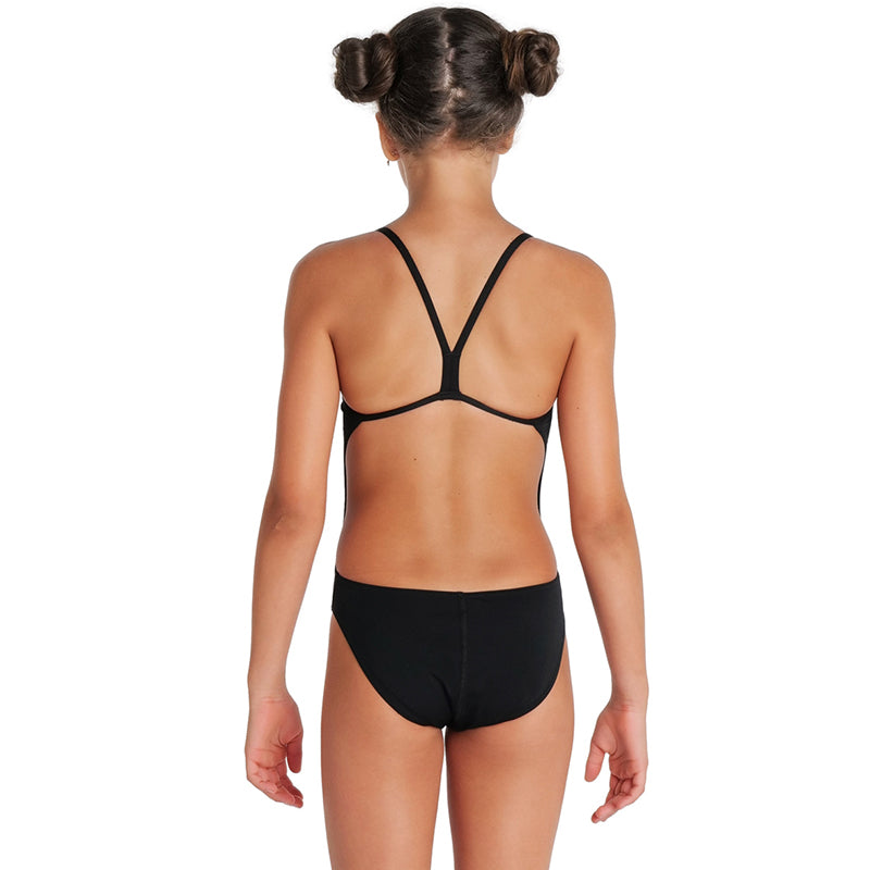 Arena - Team Challenge Back Girls’ Swimsuit - Black/White