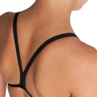 Arena - Team Challenge Back Girls’ Swimsuit - Black/White