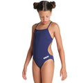 Arena - Team Challenge Back Girls’ Swimsuit - Navy/White