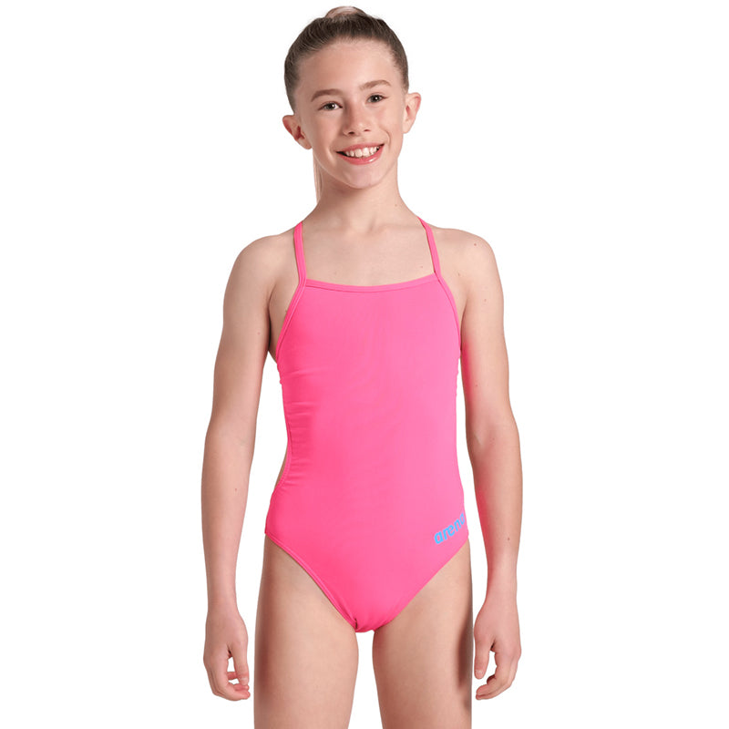 Arena - Team Challenge Back Girls’ Swimsuit - Pink/Blue