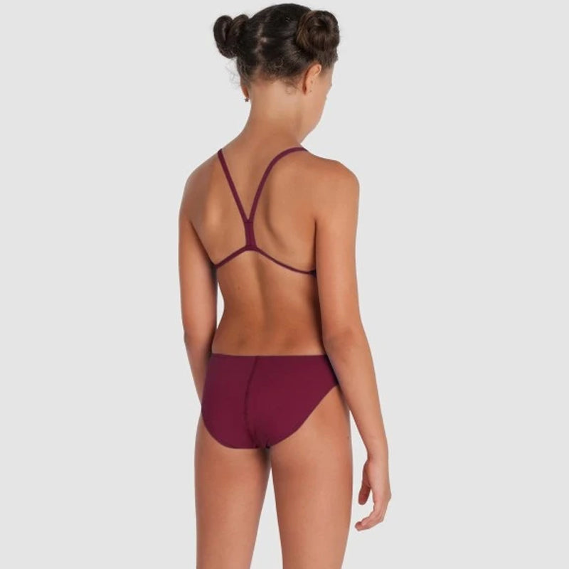 Arena - Team Challenge Back Girls’ Swimsuit - Red Fandango