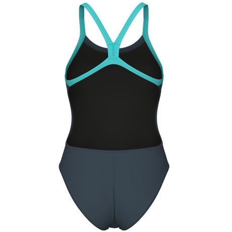 Arena - Team Challenge Back Ladies Swimsuit - Asphalt/Water