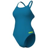 Arena - Team Challenge Back Ladies Swimsuit - Blue Cosmo/Artic Lime