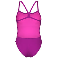 Arena - Team Challenge Back Ladies Swimsuit - Fuchsia/Green