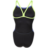 Arena - Team Challenge Back Ladies Swimsuit - Future Dusk/Black/Artic Lime