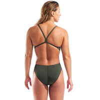 Arena - Team Challenge Back Ladies Swimsuit - Sage/Pink