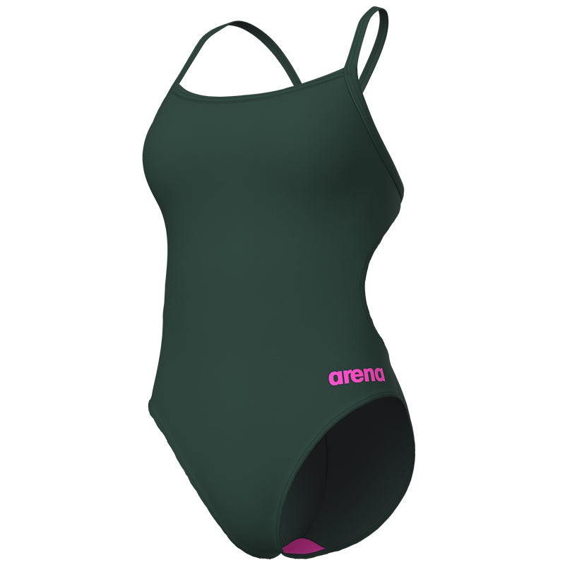 Arena - Team Challenge Back Ladies Swimsuit - Sage/Pink