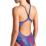 Arena - Team Energy Lightdrop Back Ladies Swimsuit - Navy/Red