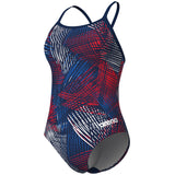 Arena - Team Energy Lightdrop Back Ladies Swimsuit - Navy/Red