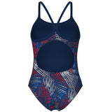 Arena - Team Energy Lightdrop Back Ladies Swimsuit - Navy/Red