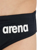 Arena - Team Solid Boys Swim Briefs - Black/White