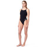 Arena - Team Solid Lace Back Ladies Swimsuit - Black/White
