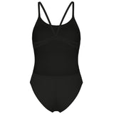 Arena - Team Solid Lace Back Ladies Swimsuit - Black/White